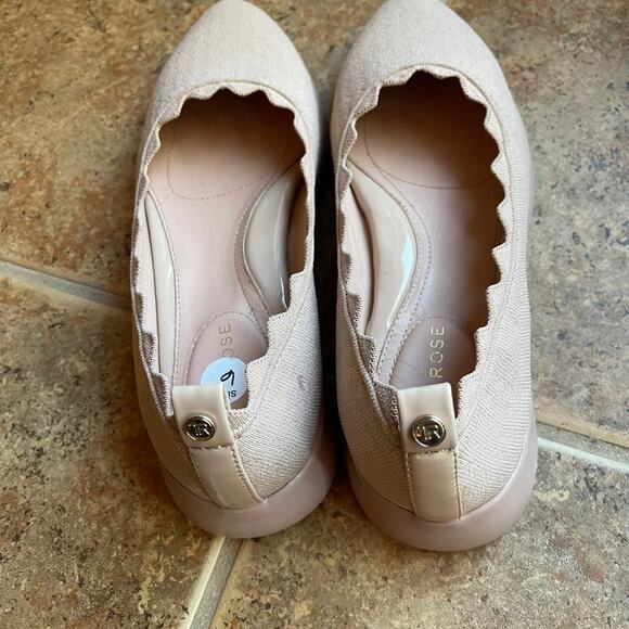 Taryn Rose "Dasha" ballet nude flats sz 6 Excllnt - Picture 8 of 12